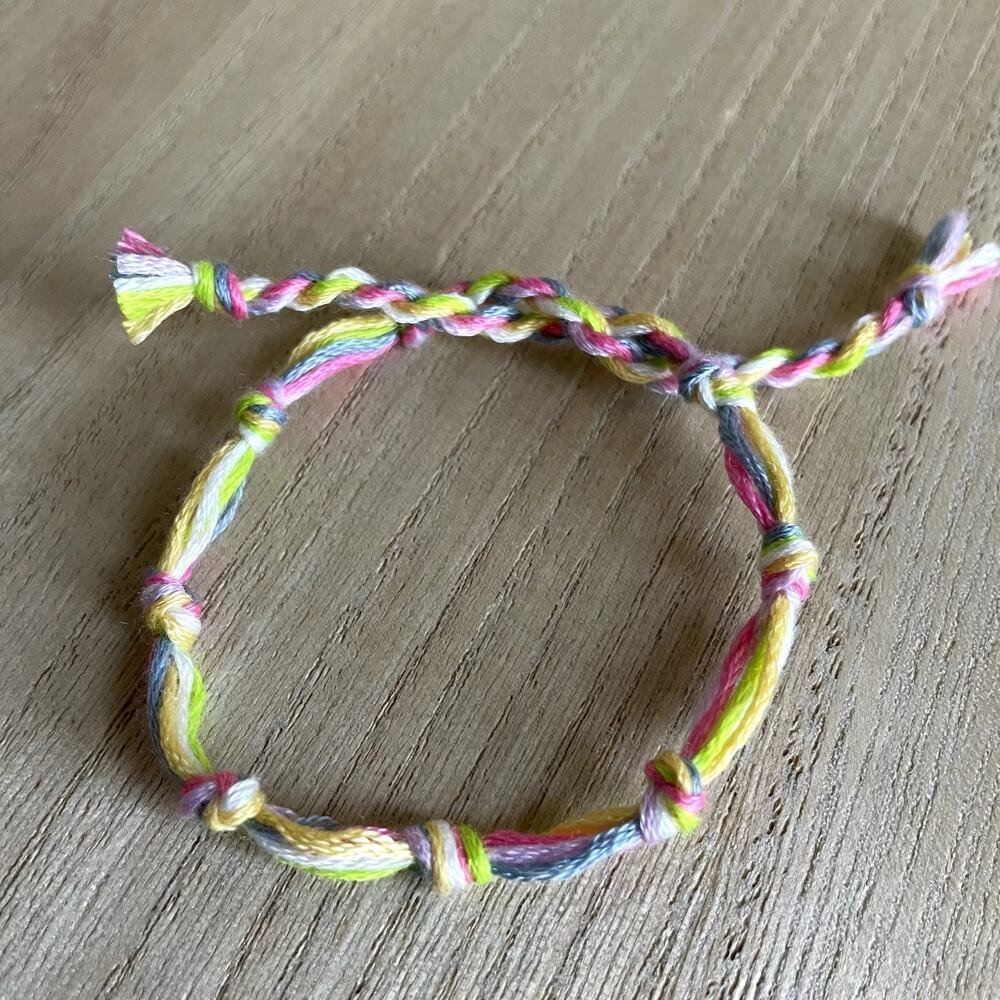Marta Bracelet anklet trendy comfortable tie embroidery thread woven gift